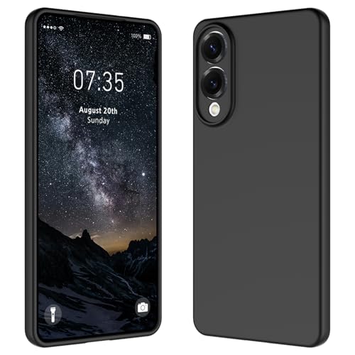 Taneny Silicone Case for Samsung Galaxy S25 Edge, Durable and Stylish Drop Tested Soft Silicone Gel Rubber Slim Fit Shockproof Protection Phone Cover for Galaxy S25 Edge (Black) - image 8
