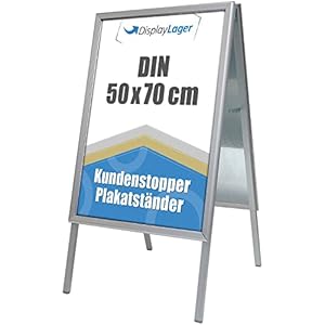 DisplayLager Alu-Line Kundenstopper Plakatständer