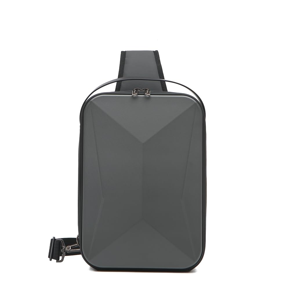 Borsa a tracolla per DJI NEO, custodia rigida portatile da viaggio grande borsa per drone zaino borsa da viaggio a guscio duro per accessori drone per DJI Neo (Grigio scuro)
