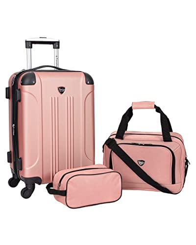 12. Travelers Club Carry-On Set