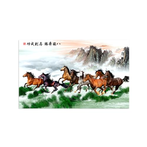 Tableau sur Toile Style Chinois pour Raviver un Mur Vide sans Surcharger