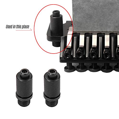 KKmoon Guitarra elétrica Tremolo Braço Soquete Whammy Bar Jack para Tremolo Bridge System, 9 mm de d