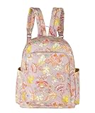 Dieser schicke Oilily Rucksack ist ein hilfreicher Alltagsbegleiter. Das florale Muster mit den bunten Farben ist ein Eyecatcher. Mit diesem Rucksack können Sie selbst Ihren Laptop in einem gepolstertem Fach transportieren. Lassen auch Sie sich überzeugen! Maße: 33 x 37 x 14 cm