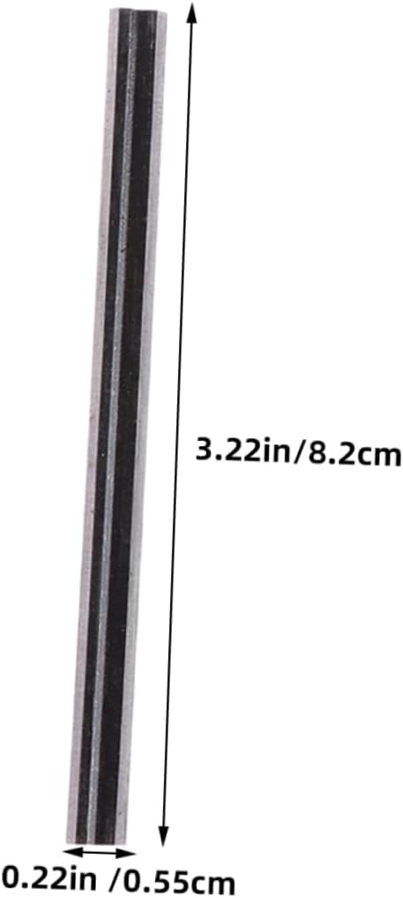 balacoo 2sets Sturdy Alloy Planer Blades for Softwood Reusable Cutting Blades for and Woodworking Projects Compatible Planers
