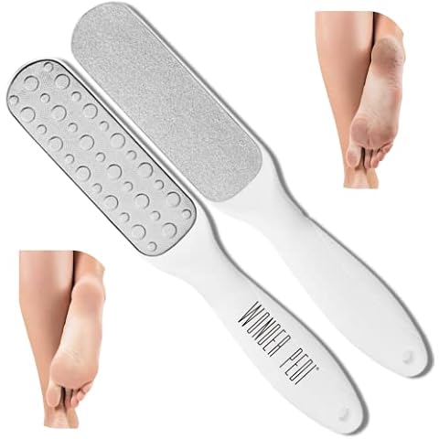 Callus Remover Foot File- Three Minutes Quick Fix- Foot File Rasp, Heels Callus Scrubber File - Home Spa Pedicure. Wonder Pedi Cover