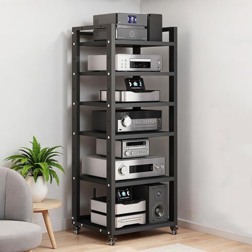 6 Tier AV Media Stand 55in