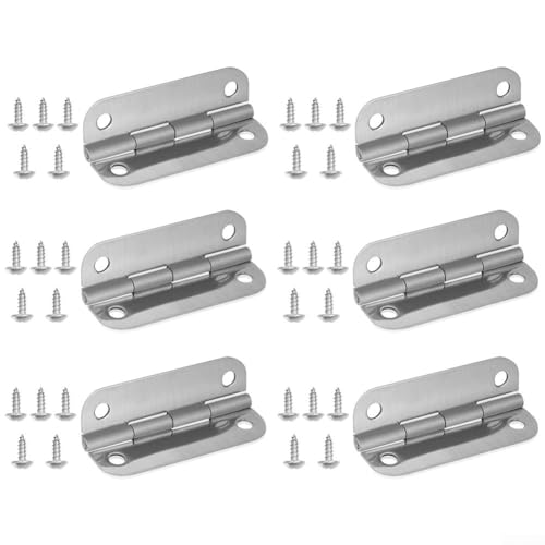 Dependable Stainless Steel Cooler Hinges Set of 6 for Igloo Ice Chests