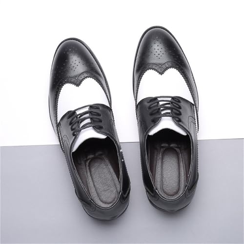 Mens All Day Comfort Oxfords Lace Up Leather Lightweight Business Breathable Shoes3