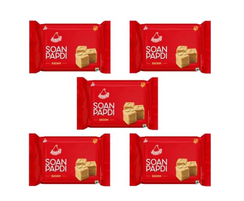 Image of Bambino Soan Papdi Badam Each 200 Gms X Pack of 5 1 kg