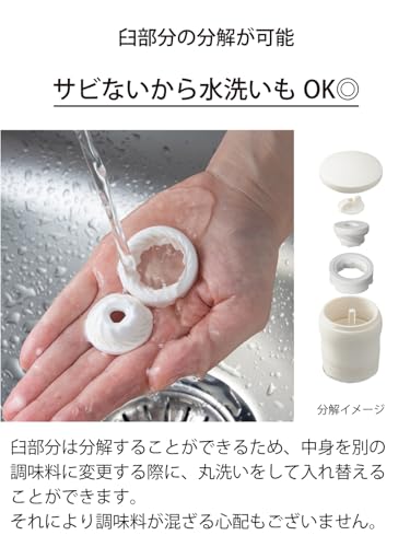 京セラ(Kyocera) ミル 90ml セラミック ソルト&ペッパー CM-15N-WH の商品画像 5