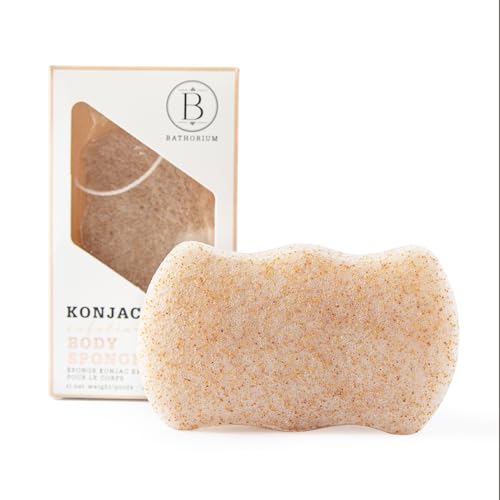 Bathorium Konjac Walnut Shell Body Sponge