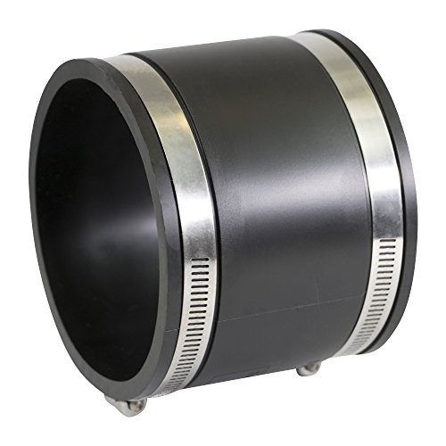Supply Giant 6I42x4 Flexible Coupling, 5", Black