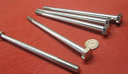 8.8 Zinc Steel Bolts PT M10 x 1.5 mm x 200 mm Long 5 pcs
