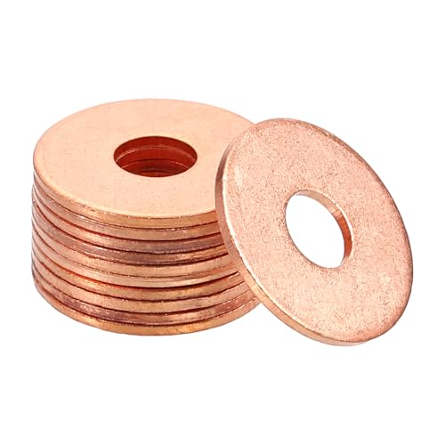Rondelles plates en cuivre uxcell 6 mm pour stopper le desserrage des vis