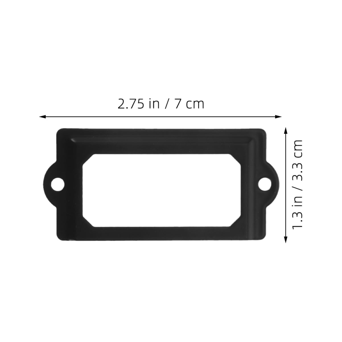 VILLCASE 20pcs Decorative Name Card Holders for Office Furniture Drawers File Cabinets Shelves Enhancing Desk Organization and Aesthetic Appeal