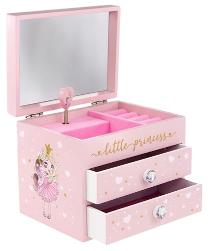 Joyero musical Tinka Princess infantil para decorar el cuarto