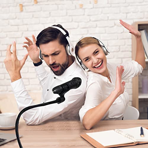 Mic Stand, Boom Microphone Stands Tripod Detachable Gooseneck Microphone Stand Microphone Arm Height Adjustable 24'- 67' With Mic Clips For Singing Lecture Wedding Party #TOP6