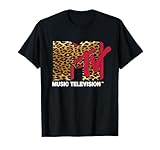 MTV Leopard Print Logo T-Shirt