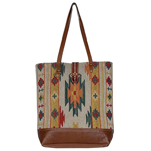 Myra Bag Gold N Bold Tote Bag Upcycled S-33133