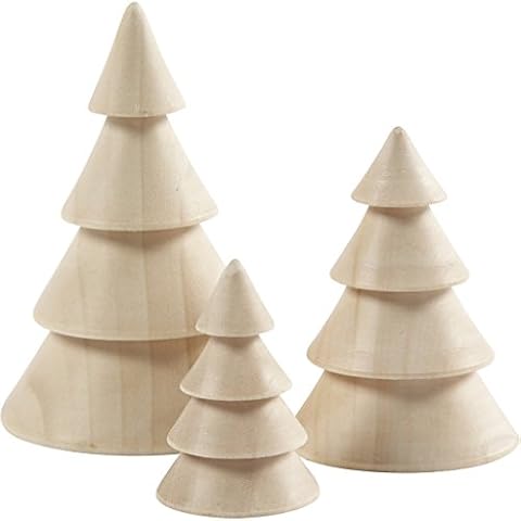Creativ Wooden Christmas Trees Set of 3 Cover