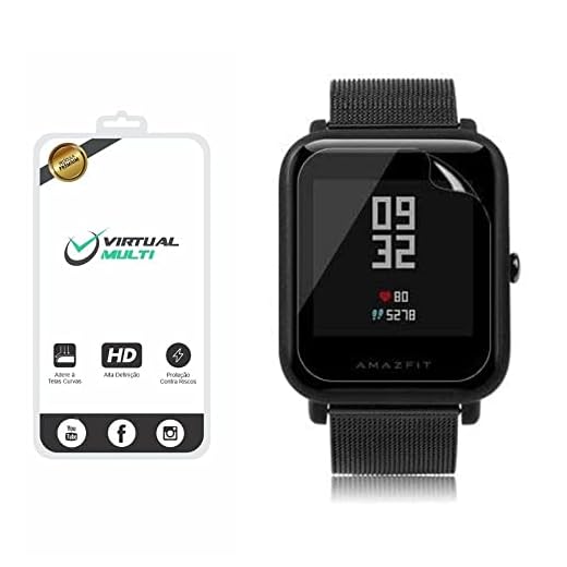 Película Gel Protetora Para Relógio Xiaomi Amazfit Bip/Bip Lite Amazfit Bip S Lite - 2 pçs