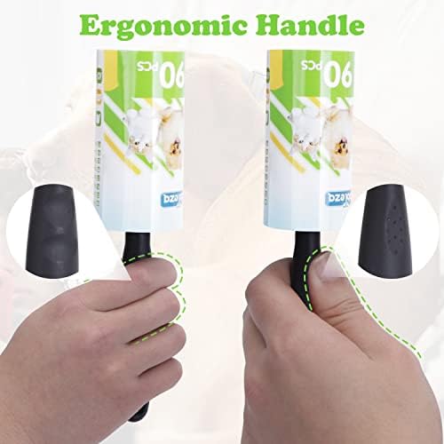 Lint Roller Pet Hair Removal 540 Sheets Extra Sticky Cleaner Remover for Clothes Car Seat Sofa Pack of 6 Refills