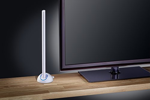 Antenne intérieure blanche Oehlbach Scope Max pour corriger les freezes d'image TV - 2