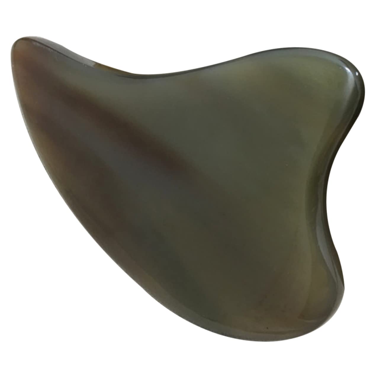 Healvian 4piezas Scraper Guasha De Cuerno De Búfalo Herramienta De Masaje Portátil Para Cuerpo y Facial Mejora La Circulación y Bienestar Para Uso Diario y