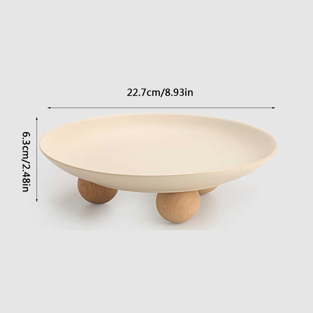 Miska owoców Ceramiczna miska na owoce, podstawa statywu miska na owoce, okrągła miska na owoce, nowoczesna dekoracja wnętrz talerz na owoce, używana do blatów kuchennych Koszyk na owoce