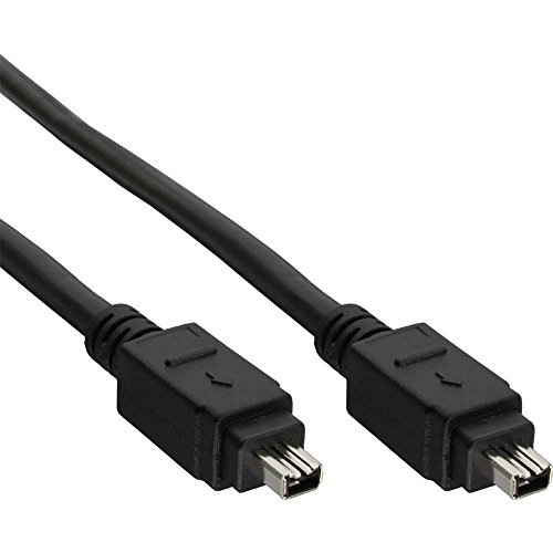 InLine 34443 Firewire Cable IEEE1394 4 Pin Male to HDMI Male Video Cable Black