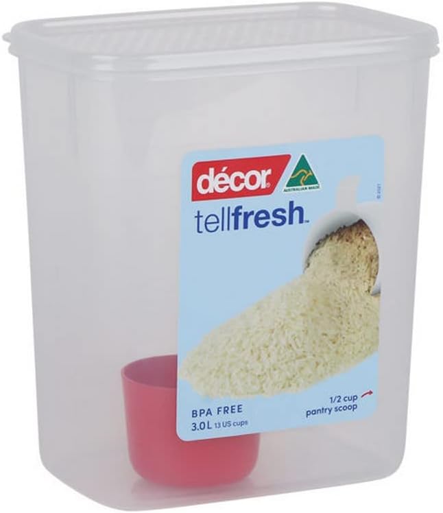 Décor Tellfresh Tall Large Storage Container with Pantry Scoop Large