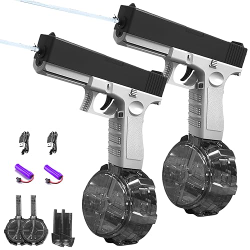 Pistolet eau électrique automatique avec lot de 2 jouets pour enfants