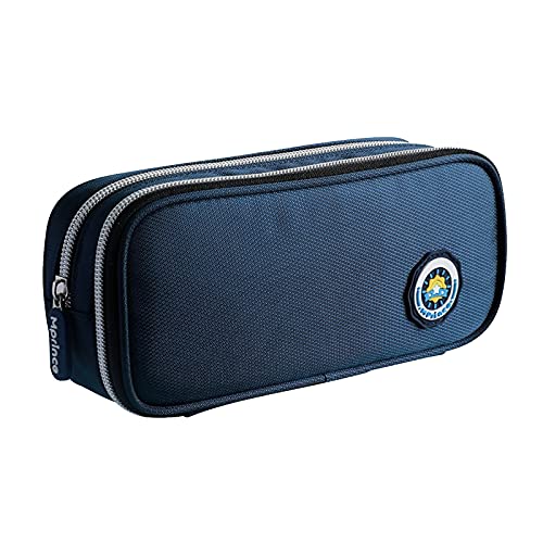 KiAKUO Estuches de gran capacidad para lápices bolsas de lápices para estudiantes bolsa portátil bolsa de lona bolsa de papelería para regalo para niños Cover