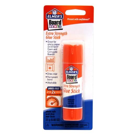 ELMERS Board Mate Extra Strength Glue Stick, 0.88 Oz, 1-Pack (E145)