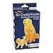 kinzel hcm gmbh 59189 HCM Kinzel-59189-3D Crystal Golden Retrieverpaar-Steckpuzzle, Puzzle für Erwachsene und Kinder-44 Teile-Goldgelb-ab 14 Jahre