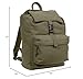 Rothco Canvas Daypack – Heavy-Duty Cotton Canvas Backpack for Hiking, Camping, Traveling, and Daily Use – 34L Capacity, Olive Drab