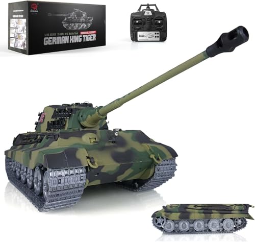 Heng Long US in Stock Pro Edition 1/16 Tk7.0 King Tiger 2 Rc Tank Metal Tracks Wheels Motor Barrel...