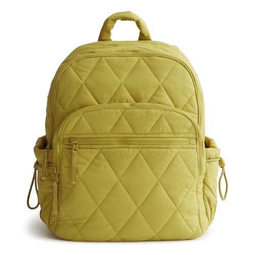 Image of Vera Bradley Women's Featherweight Bancroft Backpack, Golden Olive, One Size
