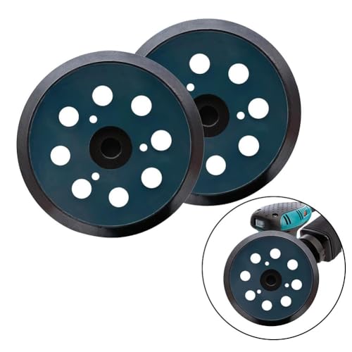 CashMuch Sansander - Almohadilla para lijadora orbital Bo5010 Bo5030K Bo5031K Bo5041K - Almohadilla de lijado redonda de 5 pulgadas con 8 agujeros para expulsión de polvo, compatible con papel de lija