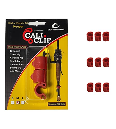 cal coast fishing cali clip hook keeper 6.99 Buy Drop Shot Weight and Holder — Durable Molded Plastic Drop Shot to Prevent Line Snagging — Includes a Hook Keeper That can Hold Lures ADMIN-TESTING friendly Cal Coast Fishing Color:S&P Silver Phantom/Chart Tail This might be the