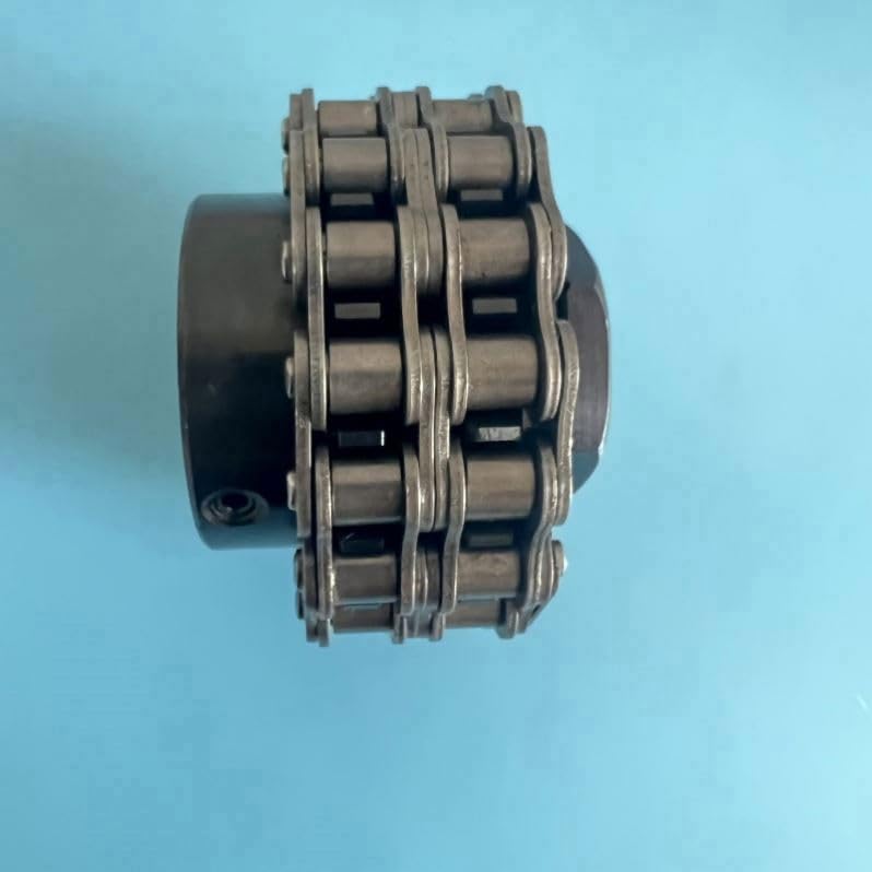 Ogranicznik momentu obrotowego TC350 z łańcuchem, regulowane sprzęgło zabezpieczające przed przeciążeniem 20–80 Nm, łącznik wału z łańcuchem rolkowym do przekładni przemysłowych