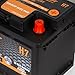 1AUTODEPOT BCI Group 94R Car Battery, 12V 80Ah Size H7 Automotive Battery Premium Maintenance Free AGM Batteries, 850CCA, 140RC