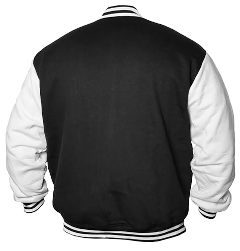 Men's Fashion Varsity Jacket Causal Slim Fit Cotton Letterman Baseball Bomber Jackets2