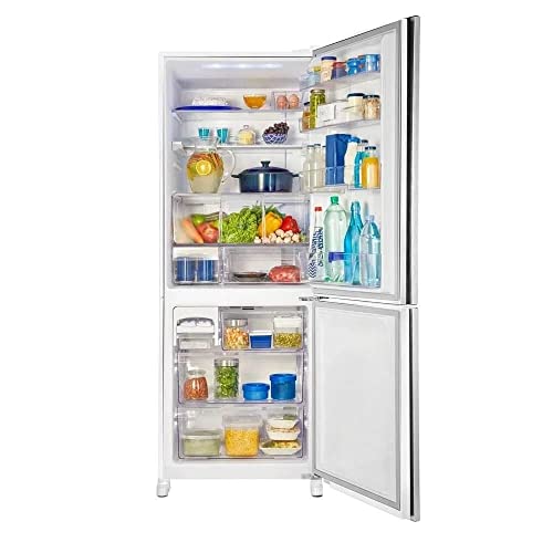 Geladeira Frost Free Panasonic White Glass 425L NR-BB53GV3WA