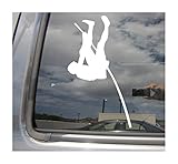 Pole Vaulter Vaulting - Track & Field - Cars Trucks Moped Helmet Hard Hat Auto Automotive Craft Laptop Vinyl Decal Store Window Wall Sticker 04027