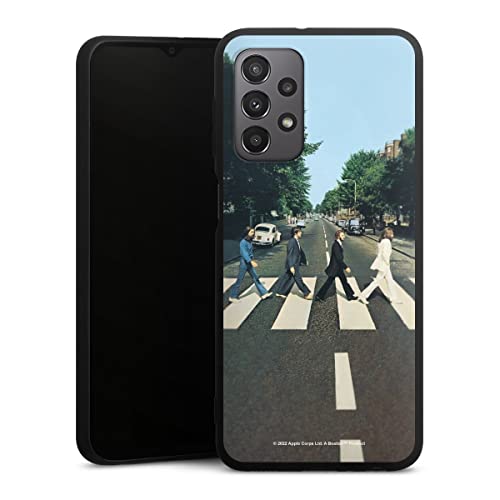 DeinDesign Coque en Silicone Premium Compatible avec Samsung Galaxy A23 5G Etui Silicone Coque Souple Abbey Road The Beatles Musique - Les Beatles, Paul McCartney, John Lennon, RIngo Starr, George Harrison DeinDesign Coque en Silicone Premium Compatible avec Samsung Galaxy A23 5G Etui Silicone Coque Souple Abbey Road The Beatles Musique