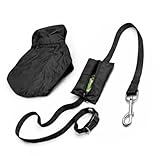 * Impermeabile sempre con te, senza ingombro Guinzaglio innovativo con pochette integrata che contiene un impermeabile per cani pronto all’uso: ideale per pioggia improvvisa e cambi di tempo.