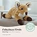 Bearington Lil' Ember Small Plush Stuffed Animal Fawn, Deer 9 inches