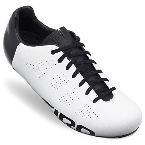 Tacchetti Intercambiabili Giro Empire Road - Scarpe da Ciclismo Uomo, Multicolore (White/Black 000), 41 EU