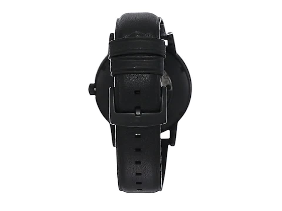 Amazon.com: Emporio Armani Men's Automatic Blue Leather Watch